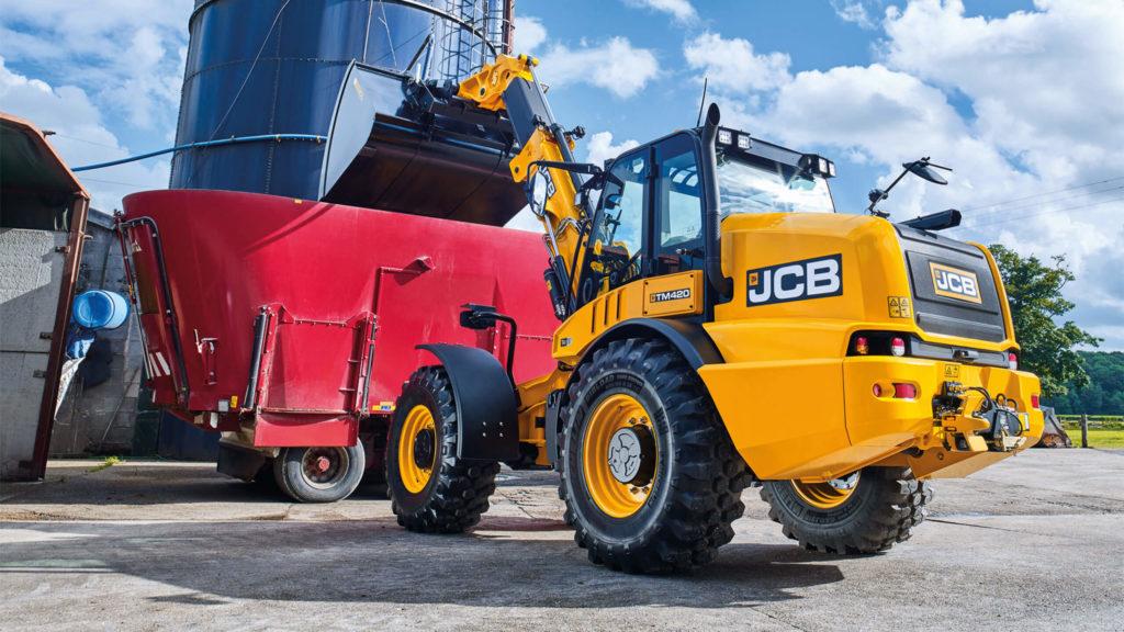 JCB -kurottava pyöräkuormain