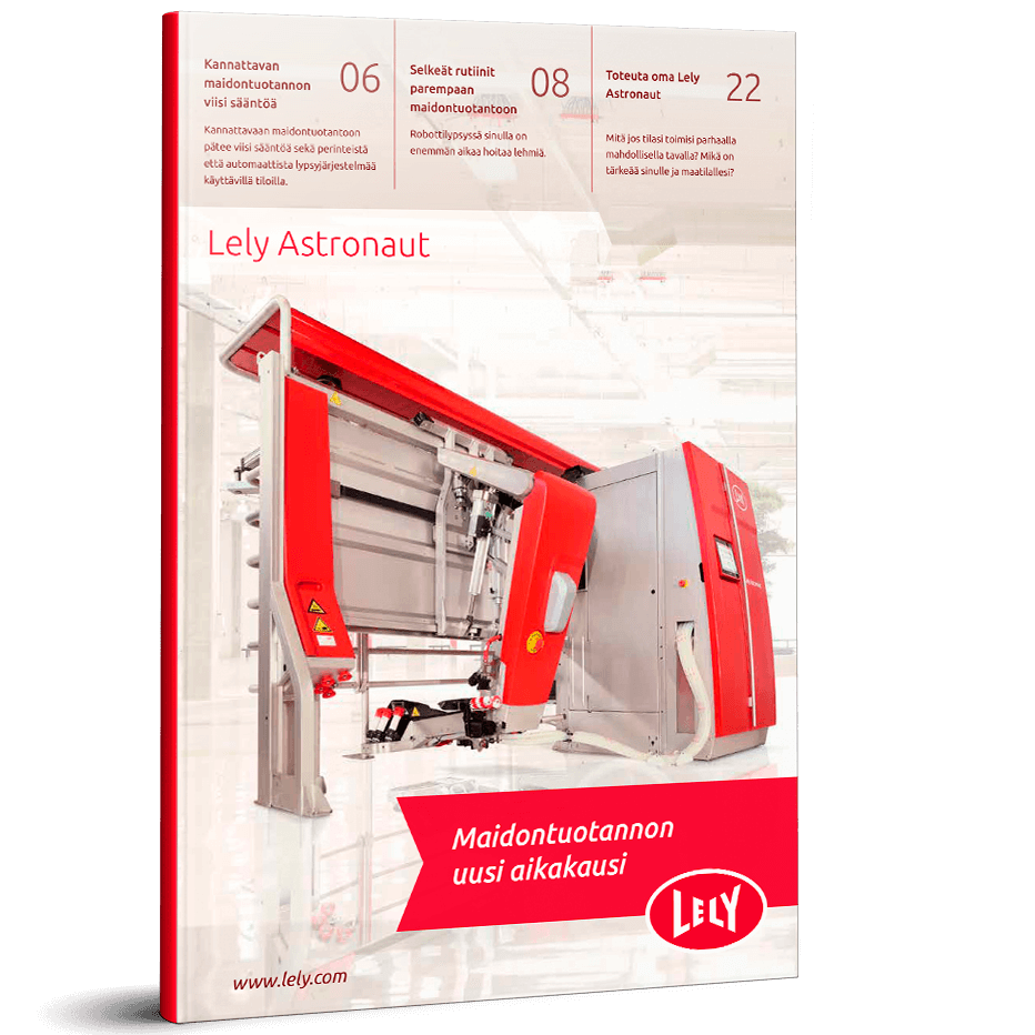 Lely Astronaut A5 -esitteen kansi