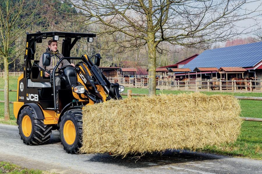 JCB 403+ pyöräkuormaaja.