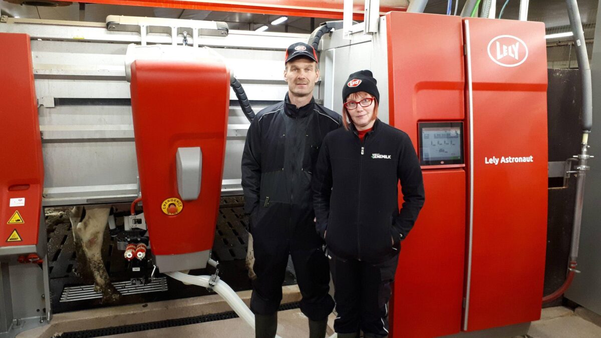 Lely Astronaut A5 -lypsyrobotti Postilan tilalla
